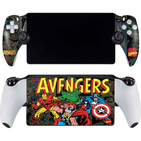Marvel Classic Comics Avengers Assemble PlayStation PS5 Skins
